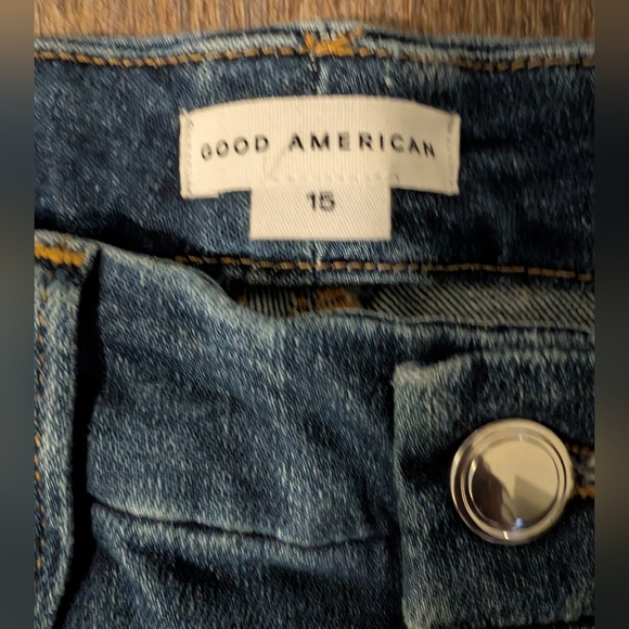 Good American Good Waist Skinny High Rise Crop Jean Size 15, NWT - Picture 5 of 8